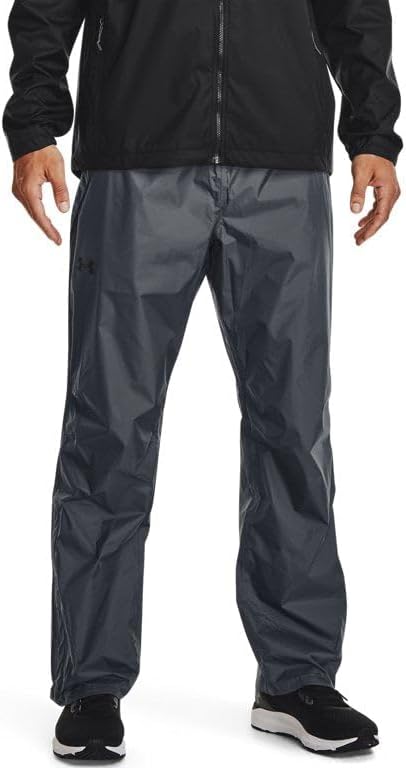 Under Armour Stormproof Cloudstrike Rain Pants front view athletic outerwear