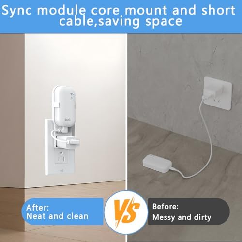 Side profile view of the compact white wall mount bracket