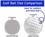 Botabee kids golf balls showing dimpled surface texture
