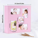 Ywlake 500 pockets large capacity baby picture book open page layout