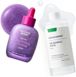 Eqqualberry Bakuchiol Serum and Swimming Pool Toner set front view packaging