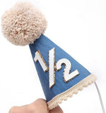 Agvgaza half way to one celebration cone hat