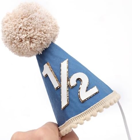 Agvgaza half way to one celebration cone hat