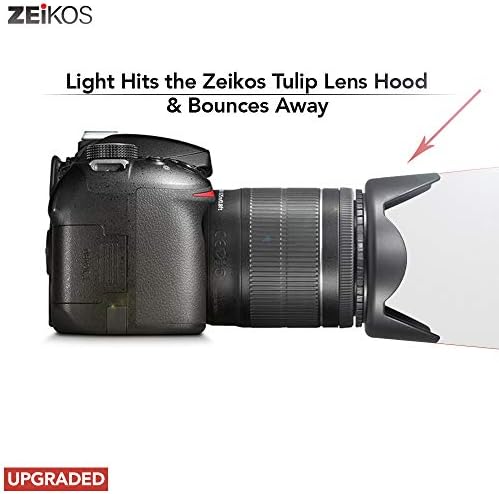 Zeikos ZE-HLH58 fifty-eight millimeter camera accessory kit bundle