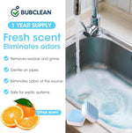 Active brand foaming tablets for kitchen drain cleaning