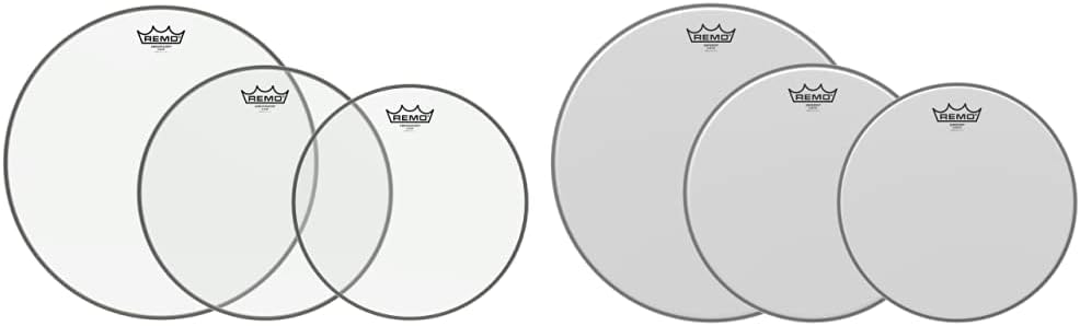 Remo ambassador drumhead box label view
