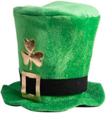 Yilistore Irish Leprechaun Plush Hat velvet texture detail