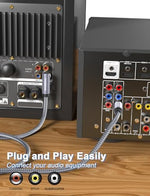 Soundfam 3 meter subwoofer cable package content