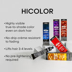 L'Oreal Excellence Hicolor Hilights tube side profile and branding