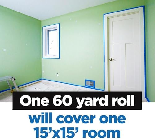 Painter's tape demonstrating clean removal without residue