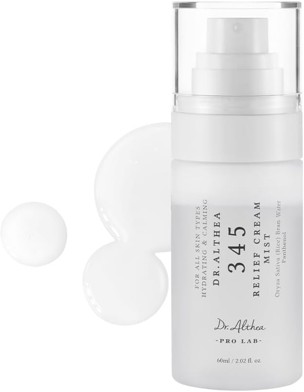 Dr Althea 345 Relief Cream Mist front view bottle on a clean background.