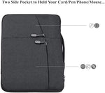 Interior view of Megoo tablet pouch highlighting the soft scratch resistant lining