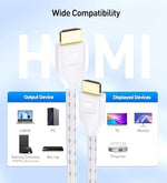 Cable Matters premium 48Gbps HDMI cable showing the official certification label