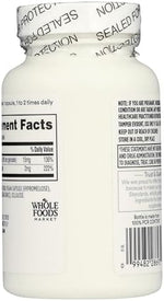 365 By Whole Foods Market Chelated Zinc Plus Copper vegan capsules close up view