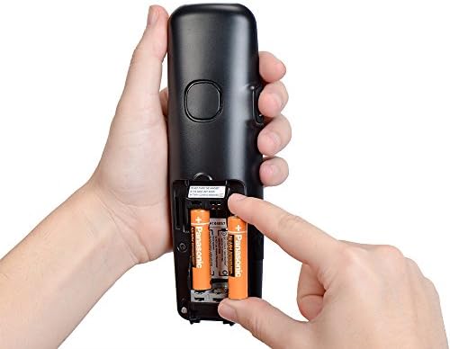 Back view of the Panasonic cordless phone battery packaging detailing compatibility and 1.2 Volt specifications