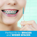 Three packs of one hundred count dental picks showcasing original USA import packaging.