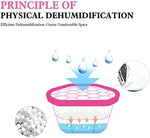 Disposable dehumidifier box with lemon rose scent for odor elimination
