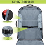 Zrrajoy car seat bag interior showing fixing straps