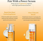 Murad skincare product display for hydration and protection