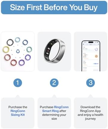 RingConn Gen 2 Air Sizing Kit range of 9 sizes