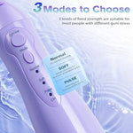 Handheld cordless teeth cleaner with 300ml detachable water tank