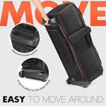 LEFOR·Z heavy duty speaker case interior velvet lining and protective layered padding