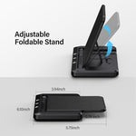 Close up of Stavoze wireless charging dock port