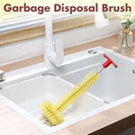 Ferrochef 12-inch brush cleaning a kitchen sink drain