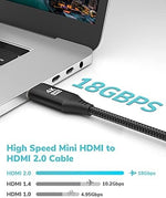 Premium aluminum housing on the KELink Mini HDMI to HDMI connector.