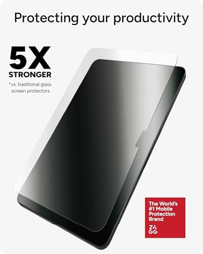 Comparison view of Zagg Glass Elite smudge-free surface