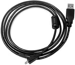 Close up of the high speed 8 pin mini USB interface on the replacement digital camera cable