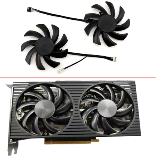 FDC10H12D9-C GPU cooler fans showing four pin power connector