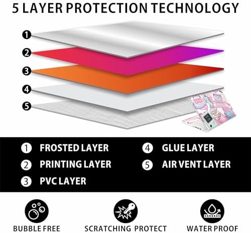 Full wrist pad and screen frame sticker for HP 14 inch laptop