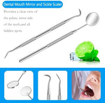Complete dental hygiene kit with portable metal storage box