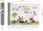 Holoary small baby photo album showing the elegant gold spiral binding and hard cover.