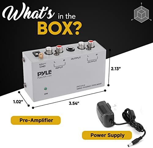 Complete home audio setup interface with twelve volt power adapter input