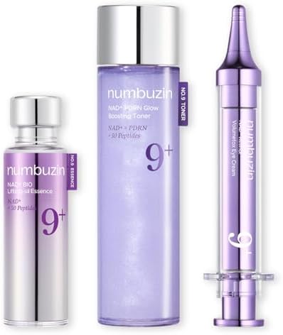 Numbuzin Number Nine NAD Plus Bio Lifting Trio complete firming set front view