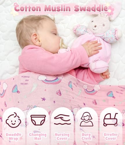 Golray plush bunny sensory rattle toy with built in bell for infants