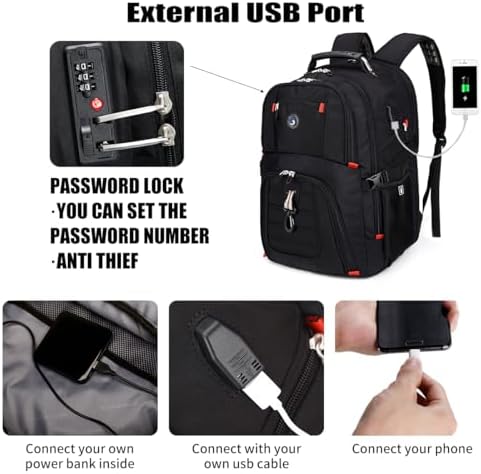 SHRRADOO 17 inch computer bag opened flat at 180 degrees showing the TSA friendly padded laptop compartment.