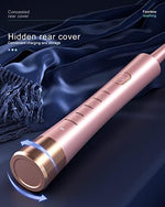 Side profile of Ajelu electric toothbrush showing ergonomic design