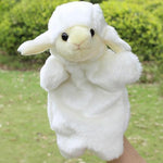 Set of 6 educational farm animal finger puppets