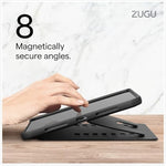 Back view of premium heavy duty magnetic mounting case for technical professionals