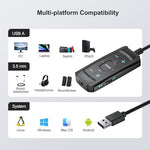 Inwa plug and play gaming dongle demonstrating simultaneous Discord voice chat and gaming