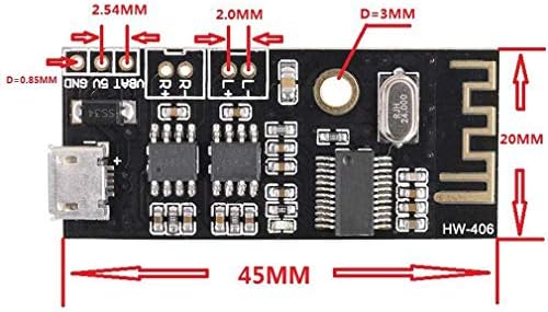 HiLetgo M38 plug and play wireless receiver board back view detailing traces