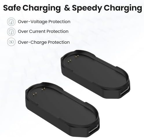 Oshmirian charging stand side view detailing the USB Type C input port configuration.