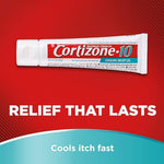 Cortizone-10 1% hydrocortisone gel for insect bites and mosquito relief.