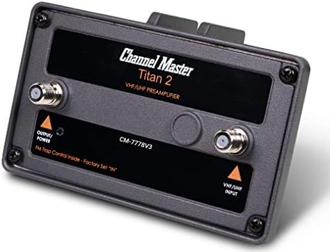 Channel Master Titan 2 antenna booster kit including power inserter and coaxial cable.
