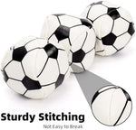 Top view of Elfully black and white soccer design balls