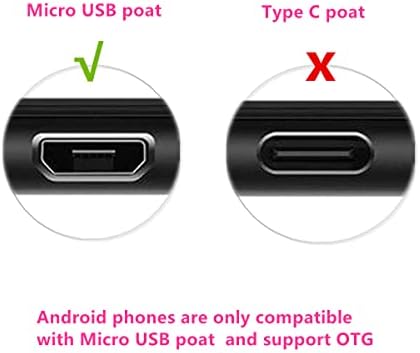Gfytdxe multi color travel mini fan package showing the reversible dual connector design