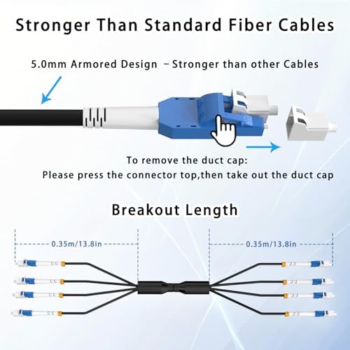 Durable LSZH black jacket of Erstickt armored fiber optic cable